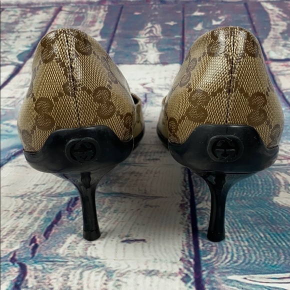 GUCCI Mono Crystal Coated Heel Shoes - Picture 6 of 8